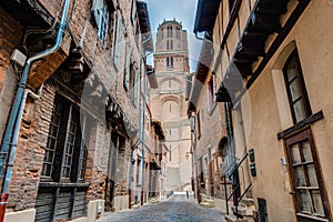 Cathedral Basilica of Saint Cecilia, in Albi, France photo